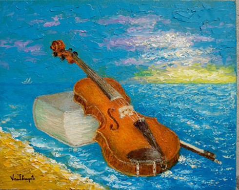 Hoạ sĩ Vân Thuyết 58 tuổi mới trình `nàng` thơ