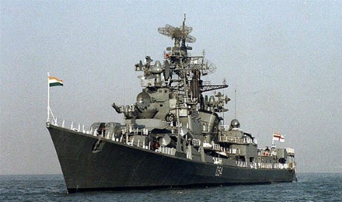 Đội tàu chiến Ấn Độ sẽ đi qua Biển Đông