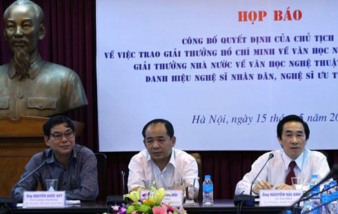 12 tác phẩm, công trình được trao Giải thưởng Hồ Chí Minh