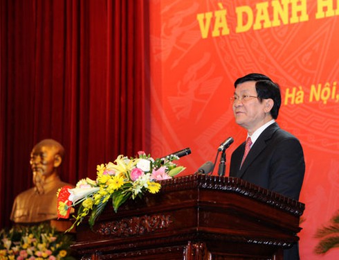 Trang trọng Lễ trao Giải thưởng Hồ Chí Minh