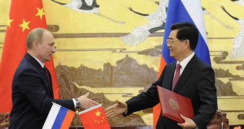 Nga -Trung ký 11 thỏa thuận hợp tác