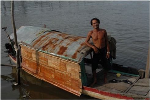 “Xóm bập bềnh” trên sông Sài Gòn