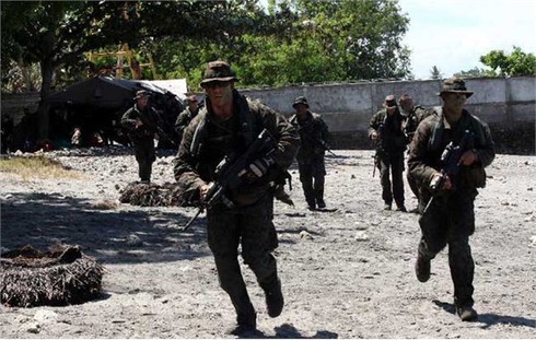 Ảnh đặc nhiệm Mỹ, Philippines tập trận hải quân