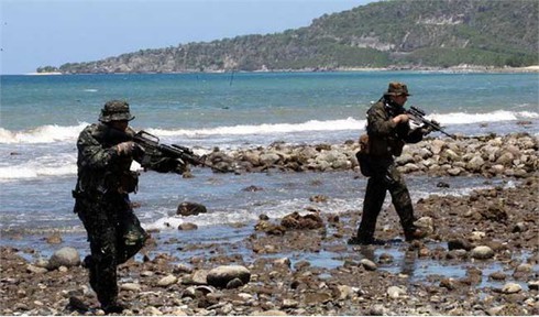 Ảnh đặc nhiệm Mỹ, Philippines tập trận hải quân