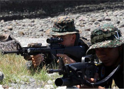 Ảnh đặc nhiệm Mỹ, Philippines tập trận hải quân