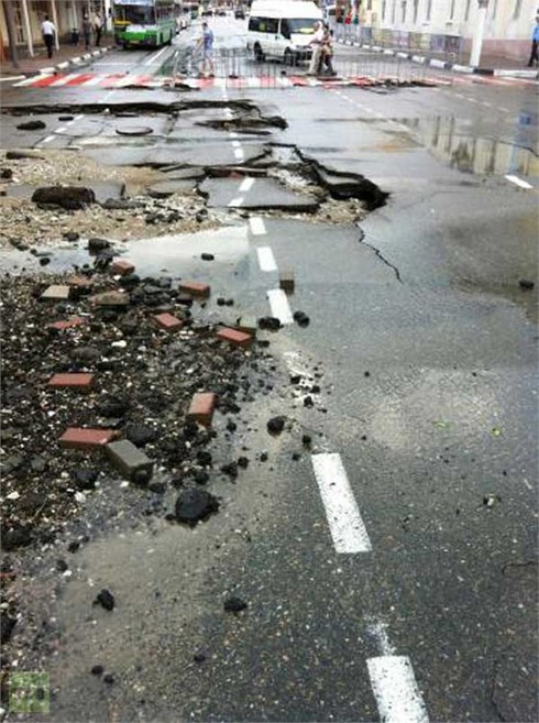 Ảnh miền Nam nước Nga tan hoang trong lũ lụt