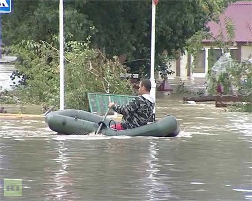 Ảnh miền Nam nước Nga tan hoang trong lũ lụt