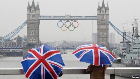 Olympic London cấm ô và mũ rộng vành