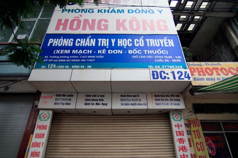 Phòng khám đông y Trung Quốc ở Hà Nội ế ẩm