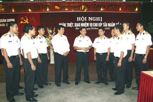 Kíp học viên tàu ngầm Khánh Hòa hải quân Việt Nam nhận nhiệm vụ