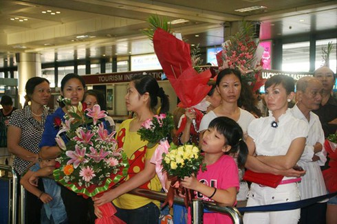 Vinh danh các chàng trai vàng của Toán học ngay tại sân bay