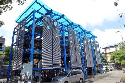 Bên trong bãi đỗ xe cao tầng hiện đại nhất Hà Nội
