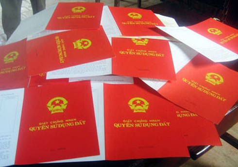 Hà Nội đẩy mạnh việc cấp sổ đỏ