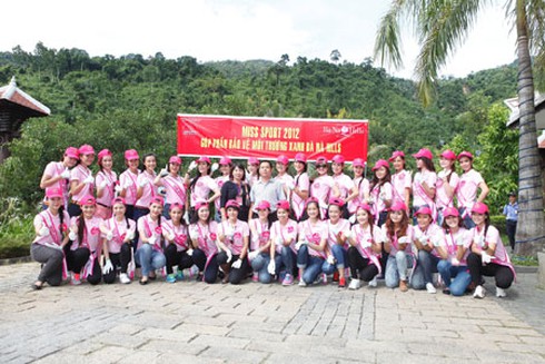 Miss Sport 2012 chung tay vì môi trường xanh
