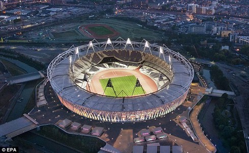 Sân Olympic sẵn sàng cho lễ khai mạc