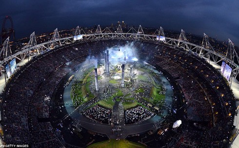 Lễ khai mạc đầy màu sắc của Olympic London 2012
