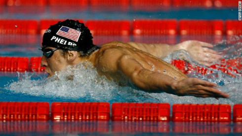 Michael Phelps lập kỷ lục vô tiền khoáng hậu ở Olympic