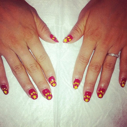 Nghệ thuật vẽ nail ấn tượng tại Olympic 2012