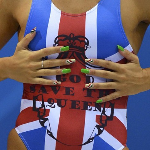 Nghệ thuật vẽ nail ấn tượng tại Olympic 2012