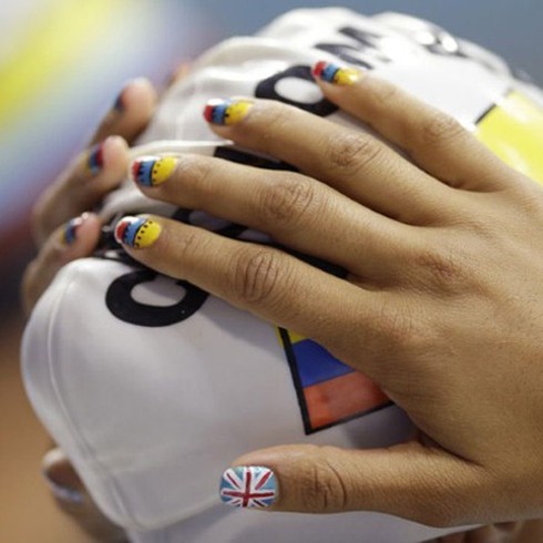 Nghệ thuật vẽ nail ấn tượng tại Olympic 2012