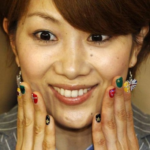 Nghệ thuật vẽ nail ấn tượng tại Olympic 2012
