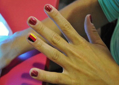 Nghệ thuật vẽ nail ấn tượng tại Olympic 2012