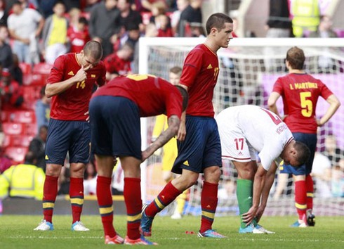 U23 Tây Ban Nha không kiếm nổi một bàn thắng tại Olympic 2012