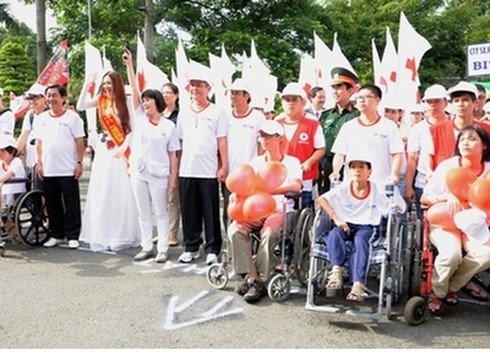 10.000 người đi bộ vì nạn nhân chất độc da cam và người khuyết tật