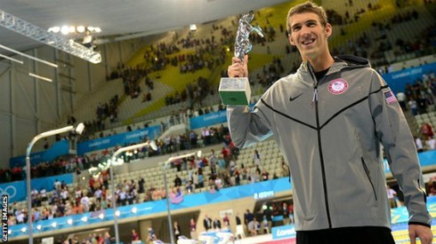 Michael Phelps kết thúc sự nghiệp với 18 tấm HCV Olympic