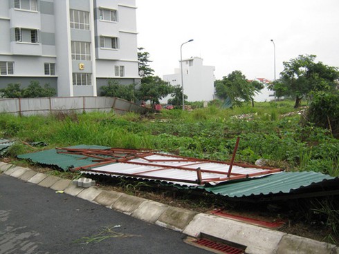 TP.HCM: Lốc xoáy bất ngờ lúc rạng sáng