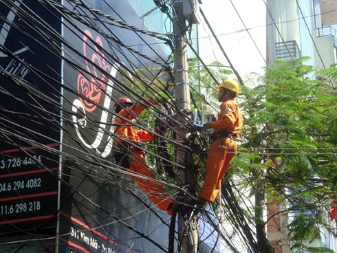 Đà Nẵng: Ngầm hoá hệ thống cáp trên 6 tuyến đường trung tâm TP