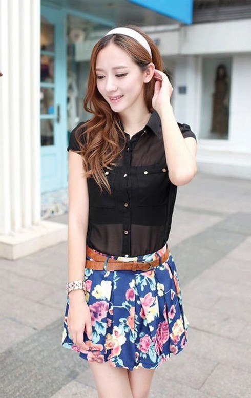 Xuống phố sành điệu như cô nàng xứ Hàn