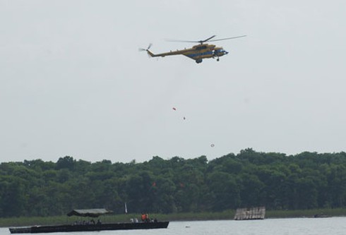 Quân đội diễn tập cứu hộ cứu nạn quy mô lớn