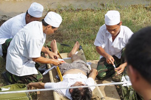 Quân đội diễn tập cứu hộ cứu nạn quy mô lớn