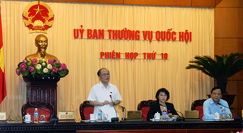 Ủy ban Thường vụ Quốc hội họp phiên thứ 10
