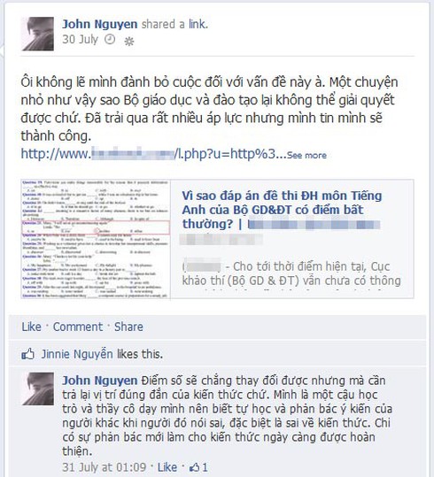 Tân sinh viên gửi tâm thư tới Bộ trưởng GD&ĐT