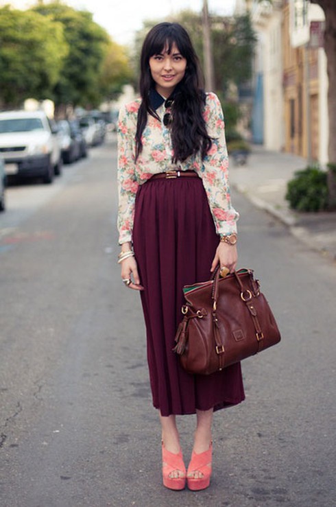 Mặc đẹp với sơ mi công sở mùa thu