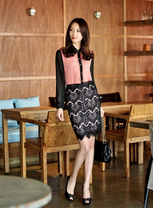 Mặc đẹp với sơ mi công sở mùa thu