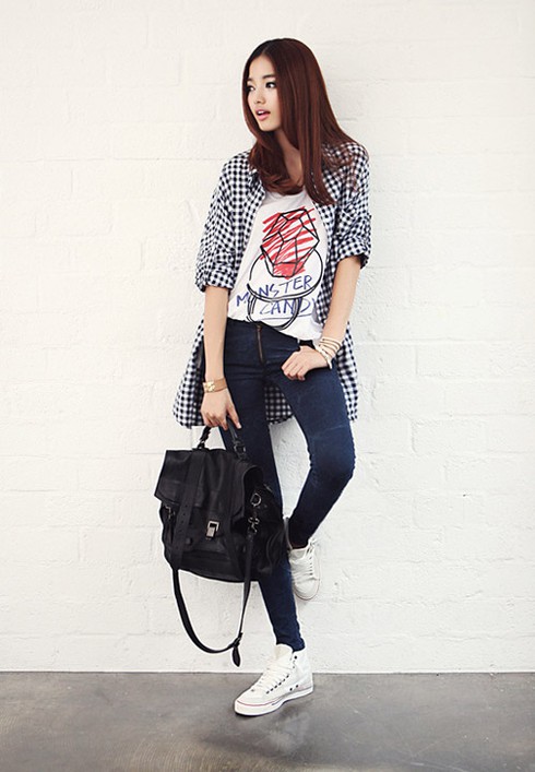 Mặc đẹp với sơ mi công sở mùa thu