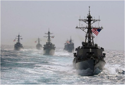 Quân đội Mỹ ào ạt kéo đến Thái Bình Dương