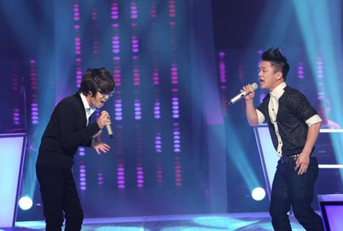 Hồng Dương vui vì được khen hát tốt hơn Bùi Anh Tuấn