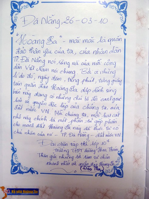 Có học sinh Đà Nẵng không biết Hoàng Sa bị Trung Quốc xâm chiếm?