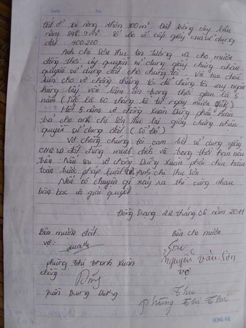 Cho mượn “sổ đỏ” mất luôn nhà