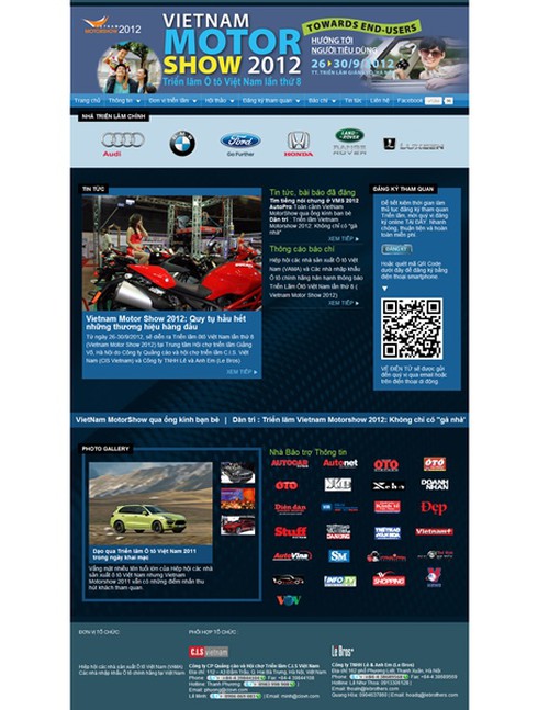 Công bố website chính thức của Triển lãm ô tô Việt Nam
