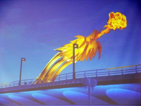 Cầu Rồng sẽ tạm ngưng lưu thông mỗi khi phun lửa, phun nước