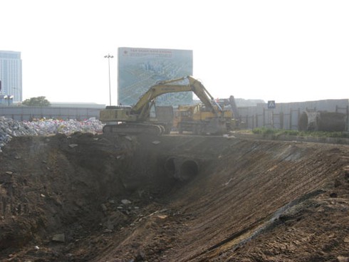 Toàn cảnh thi công xử lý “hố tử thần”