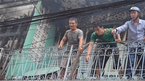 Cháy lớn tại chợ Mỹ Tho