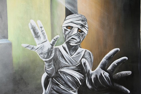 Bức tranh 3D kinh dị của sinh viên đồ hoạ