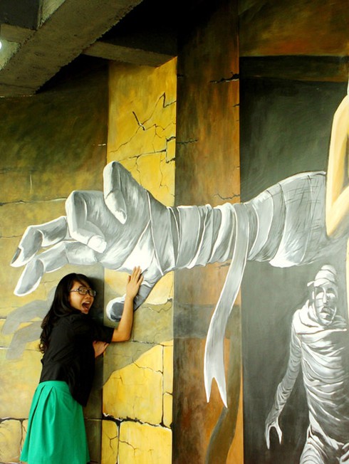 Bức tranh 3D kinh dị của sinh viên đồ hoạ