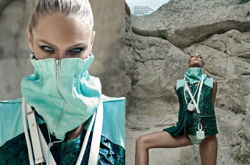 Candice Swanepoel 'đốt nóng' tạp chí Elle